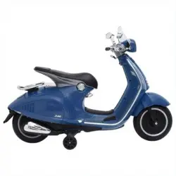 Moto Eléctrica Para Niños Vespa Gts300 Azul Vidaxl