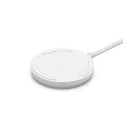 Base de carga inalámbrica Belkin BoostCharge 10 W Blanco + Cable Micro USB