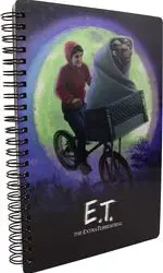 Libreta 3D E.T. Elliot en bici