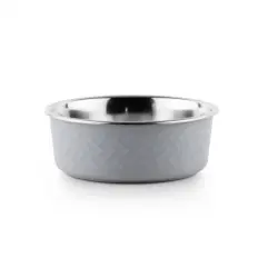 TK-Pet Inox Bones Comedero Gris para perros