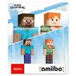 Figura Amiibo Nintendo Minecraft Steve & Alex Super Smash Bros Collection