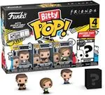 Set 4 figuras Funko Bitty Pop Friends Joey + Ross + Rachel + Figura Sorpresa 2cm