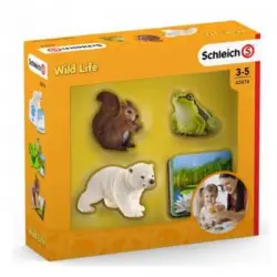 42474 Hojas De Schleich Y Figuras De Animales Salvajes