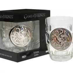 Jarra Cristal Escudo Targaryen Game Of Thrones