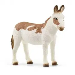 Schleich - Figura de juguete de burro manchado americano ㅤ