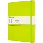 Cuaderno Moleskine Classic XL lisa tapa dura verde limón