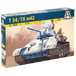 Italeri 7008 - Maqueta Tanque Ruso T34/76 M42. Escala 1/72