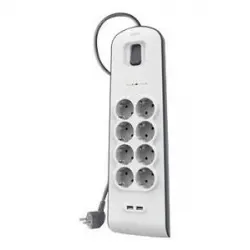 Regleta Belkin BSV804vf2M con protección contra sobretensiones