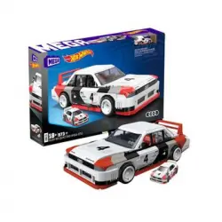 Coche Audi 90 Quattro Isma Gto Hot Wheels De Construcción Con 973 Bloques. Escala 1:15.