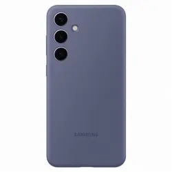 Funda de silicona Samsung violeta para Galaxy S24+
