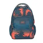 Mochila para portátil 10" Totto Tamulo Tropical azul-naranja