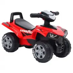 Quad Correpasillos Infantil Good Year Rojo Vidaxl