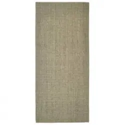 Alfombra De Sisal Para Rascador Gris Taupe 66x150 Cm Vidaxl