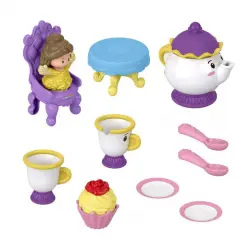 Fisher-Price - Juego de Té con Bella Disney Princesas Little People Fisher-Price.