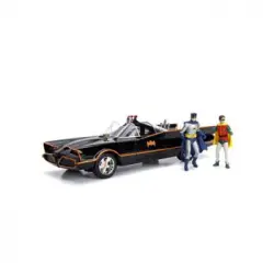 Batmóvil Metal 1:18 1966 Classic Tv Serie Con 2 Figuras (smoby - Batman - 253216001)