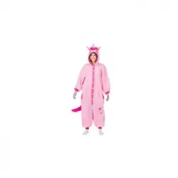 Disfraz Unicornio Rosa Adult Big (kigurumi Con Capucha Y Cola) (viving Costumes - 209861)