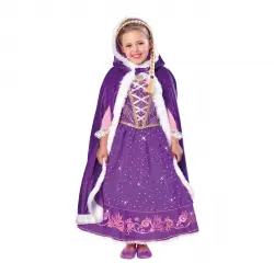 Disney - Disfraz infantil Luxury Rapunzel Disney Princess.