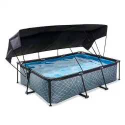 EXIT POOL 220X150X65 FILTER CANOPY GREY