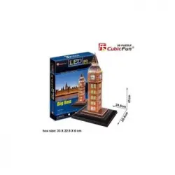 Puzzle Led 3d Big Ben 28 Piezas