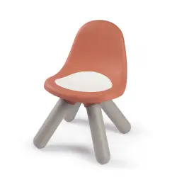 Silla infantil rojo teja