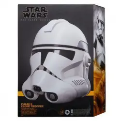 Star Wars The Black Series Phase Ii Clone Trooper - Casco Electrónico Premium - Figura -
