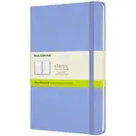 Cuaderno Moleskine Classic large lisa tapa dura azul hortensia