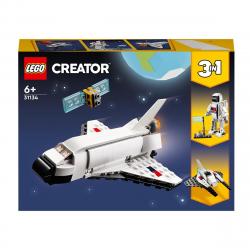 LEGO -  De Construcción Lanzadera Espacial Y Nave Espacial O Figura De Astronauta Creator 3 En 1