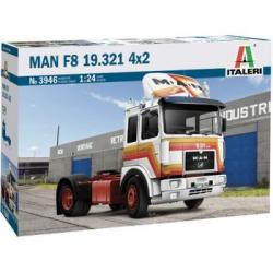 Italeri 3946 - Maqueta Camión Man F8 19.321 4x2. Escala 1/24