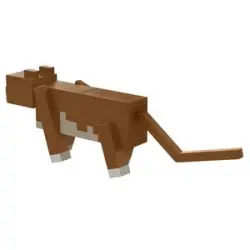 Minecraft - Gato atigrado - Figura de fusión