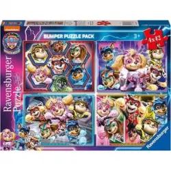 Ravensburger - Puzzle de colección 4x42 piezas - película Paw Patrol mighty ㅤ