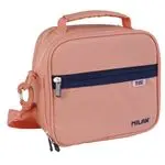 Bolsa isotérmica porta alimentos 3,5L Milan serie 1918 con 3 recipientes rosa