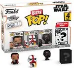 Set 4 figuras Funko Bitty Pop Star Wars Moff Gideon + Incinerator Stormtrooper + Dark Troper + Figura sorpresa 2cm