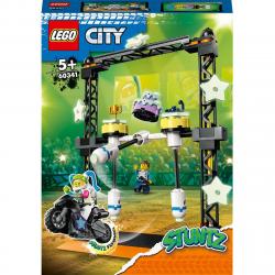 LEGO -  De Construcción Desafío Acrobático: Derribo Con Moto City Stuntz