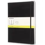 Libreta Moleskine Plain Notebook XL Negro Liso