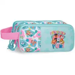 Patrulla Canina - Estuche triple Patrulla Canina Friendship Fun 22x10x9 cm poliéster