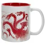 Taza Juego de tronos - Dragón de tres cabezas rojo