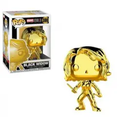 Estatuilla Funko Pop! Marvel: Black Widow (chrome)