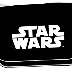 Logo Sw Bolso Blanco Y Negro Bandolera