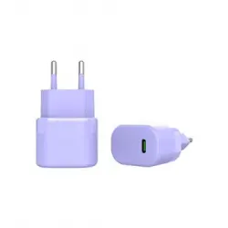 Cargador Muvit for change USB-C 25W Violeta