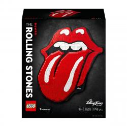 LEGO - Manualidades De Decoración The Rolling Stones Logo Cuadro Moderno Art