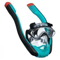 Mascara Snorkel Doble Tubo Adulto Talla L / Xl. Visión 180o