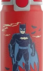 Botella SIGG DC Batman fondo rojo 600ml