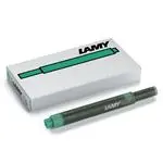 Caja con 5 cartuchos de tinta Lamy T10 verde