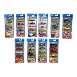 Hot Wheels - Pack 5 Vehículos Coches De