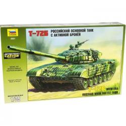 Zvezda 3551 - Maqueta Tanque Ruso T-72b, Batalla Principal. Escala 1/35