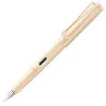 Pluma estilográfica Lamy Safari 020 cream con plumín M