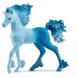 Schleich - Figura de potro de unicornio Elementa de fuego y agua ㅤ