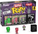 Set de 4 figuras Funko Bitty Disney Pesadilla antes de Navidad Oogie Boogie + Shock + Lock + Figura aleatoria 2cm