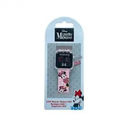 Disney - Minnie Mouse - Reloj LED infantil estilo Minnie ㅤ