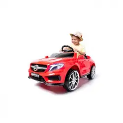 Mercedes Gla Teledirigido Rojo - Coche Eléctrico Infantil Para Niños Batería 12v Con Mando Control Remoto